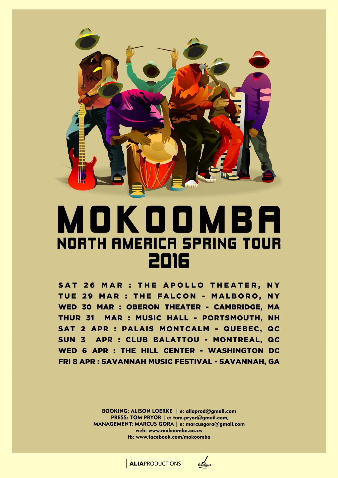 Mokoomba — North America Spring Tour 2016